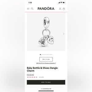 Pandora Baby dangle charm BRAND NEW!